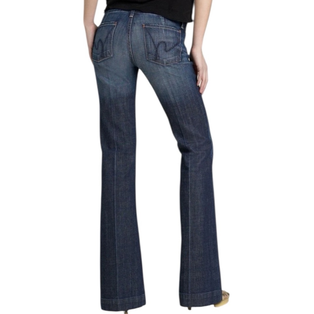 Citizens Of Humanity Indigo Wide Leg Jeans